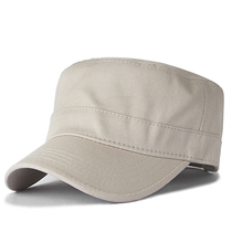 Flat hat male tide Leisure Big head hat male spring and summer outing outside shade black increase deepening military hat female