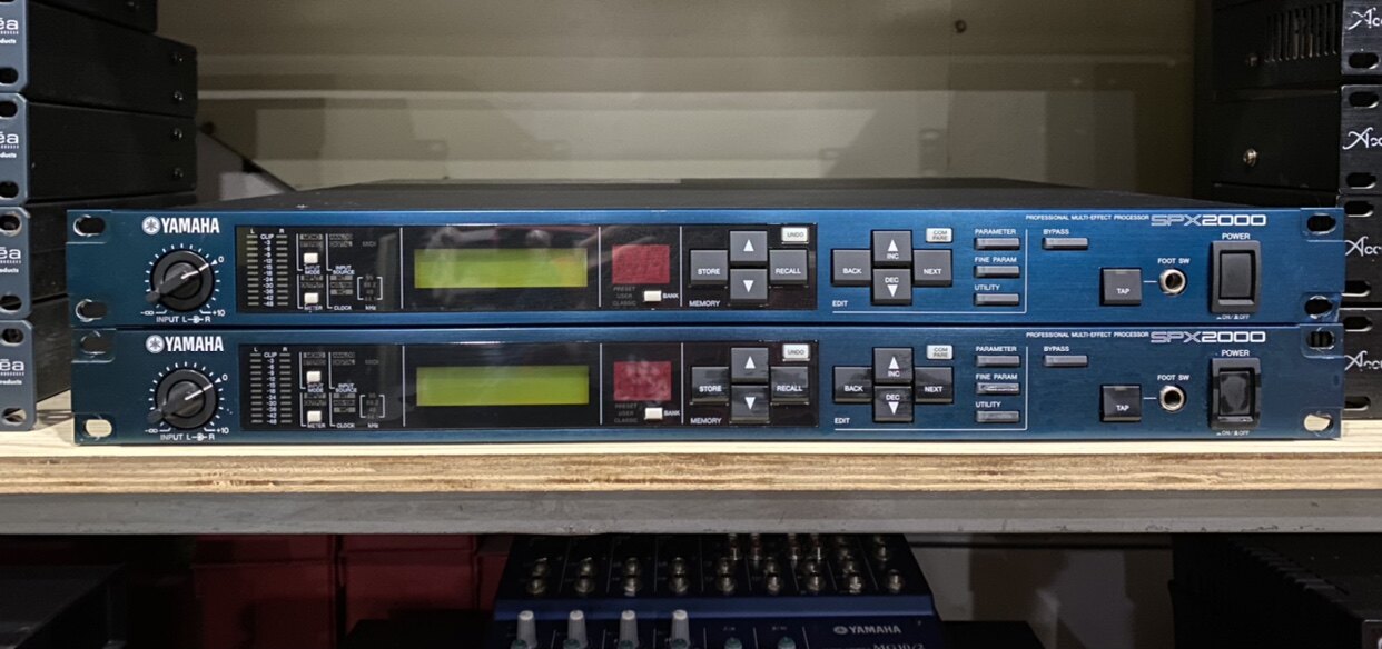 Secondhand Original Clothing Imported Japan Yamaha Mountain Leaves SPX2000 People Sound Digital Mixer Effectors