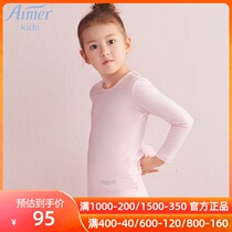 aimer kids love children angel warm clothes cotton spandex girls long sleeve top AK1720271
