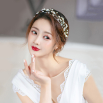 Special price does not return the bride pearl hair hoop earrings set super fairy wedding dress accessories wedding hair accessories