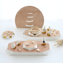 Ornament Show Shelf Creative Necklace Earrings Jewellery Shelf Ring Tray commercial home Jewelry Containing show Show