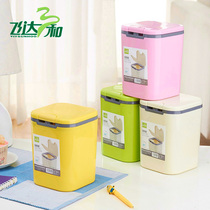  Feida Sanhe creative mini hand-pressed desktop small trash can table home bedroom garbage box bedside cute