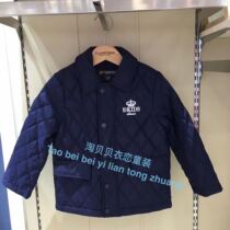 EK clothes for childrens clothes special counter 21 new products Boys plastic cotton coat EKJPB6101K