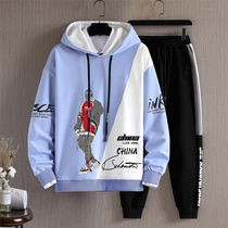 Boys suit spring and autumn ocean sports two pieces in the big boys spring clothes and handsome fashion in 2022