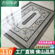 New European gray living room parquet tile tile floor tile corridor aisle gray carpet tile into the home throwing Crystal brick