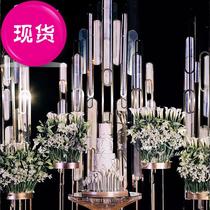 New wedding props film 22 Through the wrought iron road to lead the Chinese wedding Meichen window stage catwalk decorative pendulum