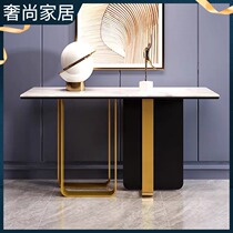 Light luxury porch post-modern art case model room furniture stainless steel metal quality porch