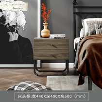 Tiantan furniture bedside table minimalist light luxury wood modern simple bedroom storage bedside storage cabinet J
