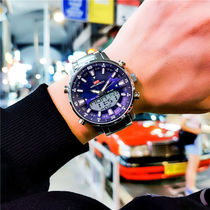 Sport electronic watch male student Korean version waterproof luminous intelligent black tech multifunction large dial men watch