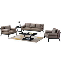 Office sofa modern simple business reception negotiation single seat three person coffee table combination set