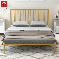 Eurostyle modern minimalist princess iron art bed iron frame steel frame double single adult children 1 2 1 1 5 1 8 m
