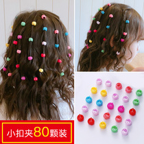 Hyuna hairclip children bean grab clip girl hair jewelry small button headgear female Princess clip baby hairhairclip female