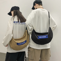 Tooling Diagonal Satchel Men 2021 New Casual Day Ensemble Single Shoulder Backpack Female Brief About Large Capacity Student Satchel