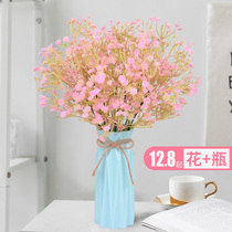 Gypsophila simulation fake living room TV cabinet potted ornaments dining table flower arrangement coffee table decoration bouquet