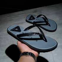High-end flip-flops mens summer non-slip outdoor wear sandals plywood slippers clip drag EVA beach shoes mens trend