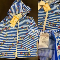 Export Japanese summer long sleeve coat boys and girls coat children Tang Laoya wearing hoodie sunscreen thin summer