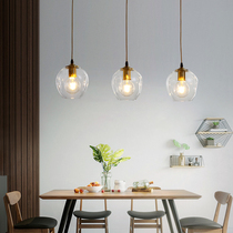 Restaurant chandelier Nordic Molecular Lights Three Heads Bar Desk Small Chandelier Modern Minimalist Creative Personality Home Magic Bean Lamp