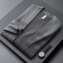 Light extravaganza V pilot-shirt with long sleeves sweater for mens autumn and winter three bars for fashion-knitted sweatshirt jacket youth sweatshirt