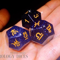 Pharmacist universe starry sky blue sandstone constellation dice