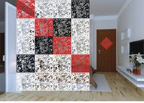 Screen partition Living room entrance door hanging screen hollow window grille can be DIY kindergarten hanging Chinese style hanging