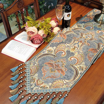 Table flag Euro style upscale luxury table cloth tea table strip TV cabinet cloth art table cloth American light extravagant table flag cover towels
