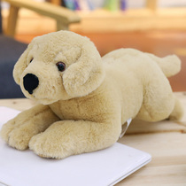  Simulation labrador dog lying doll lazy person to sleep with you pillow head boy cute ragdoll doll