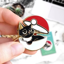 Pokémon Around Elf Ball Toys pokemon Pikachu Pokémon Cat Metal Badge Brooch