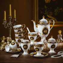 European style high-grade bone china coffee set home luxury afternoon tea set English ceramic coffee cup and saucer set