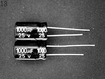 Whole pack 500 1000UF 25V inline electrolytic capacitor 10 * 17mm 25 V1000UF single price