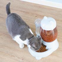 Pet chui shui ji box automatic water dispenser mao shi wan drinker wet mouth double bowl gou pen dog bowl anti-knock