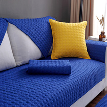 Nordic cotton sofa pad four seasons simple modern fashion three people pure cotton cushion general cover cover