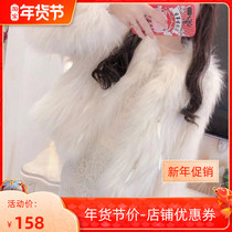 Haining 2021 Winter new fox fur mink plush fur coat short ladies fashion woven feather coat