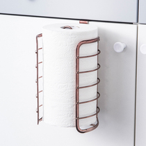  Punch-free kitchen paper hanger Oil-absorbing paper cabinet door storage hook Wall-mounted roll holder Roll paper towel rack