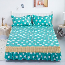 Bed skirt type bedspread single piece cotton lace 1 8M M cotton Simmons protective cover Princess non-slip sheets bed hats