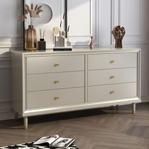 Light Extravagant Bucket Cabinet Solid Wood 67 Bucket Cabinet Minimalist Modern American Bucket bedroom Baking Varnish Containing Lockers Custom