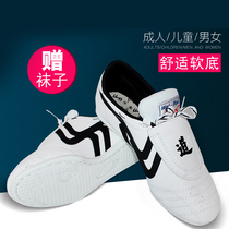 Breathable taekwondo shoes Childrens mens and womens training shoes custom summer beginners soft-soled martial arts shoes practice shoes