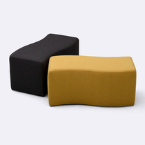 Office Leisure sofa Rest area Creative training Institution Buyi sofa Brief modern designer Bench Bench