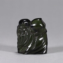 Old collection of glass birthday seal H-6074