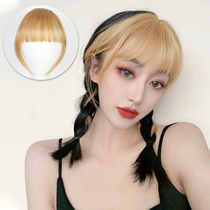 Fake bangs dyed Net red with the same wig piece natural invisible simulation hair comics 3D air bangs wig female