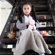 Clearance childrens coat boys and girls cotton and linen rope Hanfu cardigan spring and autumn childrens clothing linen ancient costume tops