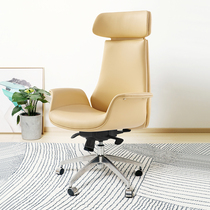 Simple computer chair home comfortable ergonomic chair lifting office chair swivel chair big class chair waist boss chair