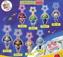  2007 Hong Kong McDonalds toy KERORO Jun Cao Pendant keychain out of print 8 sets unopened