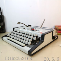 Jinlingtang Western imported typewriter English typewriter rare metal mechanical typewriter collection OLYMPIA