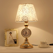 Nordic table lamp Bedroom bedside lamp American modern simple warm Creative light Luxury feeding home remote control dimmable