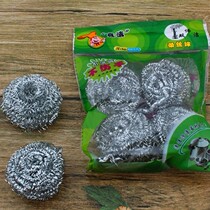 4 installed kitchen wire balls do not drop wire cleaning balls Household cleaning artifact scrub dishes scrub pots brush wire balls