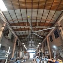 7 3 m large permanent magnet industrial ceiling fan gymnasium ventilation and cooling industrial fan maintenance-free easy installation