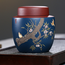 New product special power teacher Liang plum blossom straight tube double powder tea pot height 15cm famous pure handmade purple sand