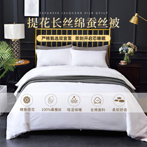  Green mid-edge silk quilt 100 double palace cocoon mulberry silk filament quilt spring and autumn and summer thickened quilt core noble Yiyue type