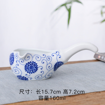 Coarse Pottery Fair Cup Glass Tea Sea Tea Leak Suit Thickened Heat Resistant Big Number Tea Sea Sub Tea Instrumental Kongfu Tea Accessories