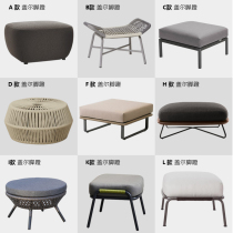 Outdoor chair open-air courtyard leisure rattan chair single back chair home rattan chair outdoor shop outside Chair
